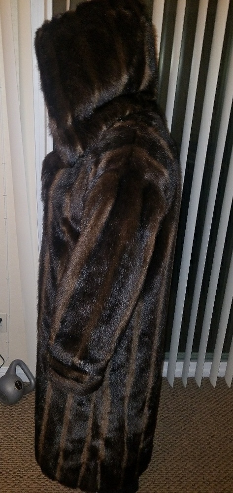 Beautiful Faux Fur Hooded Coat